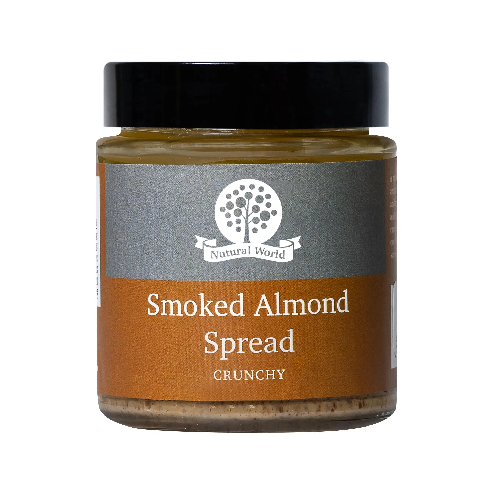 Nutural World - Crunchy Smoked Almond spread (170g) Great Taste Award Winner