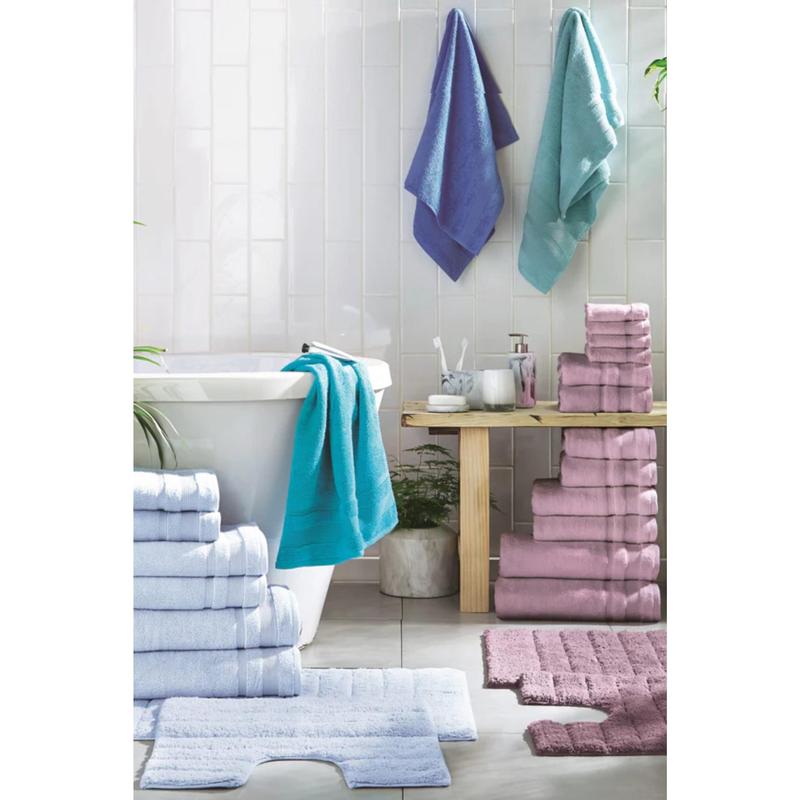 Luxury Zero Twist Egyptian Cotton Towel In Duck Egg 1
