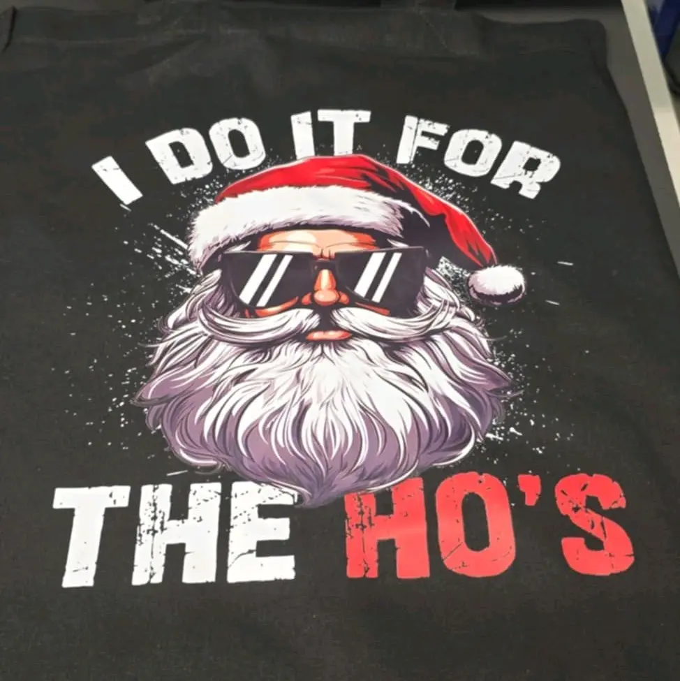 Santa tote bag