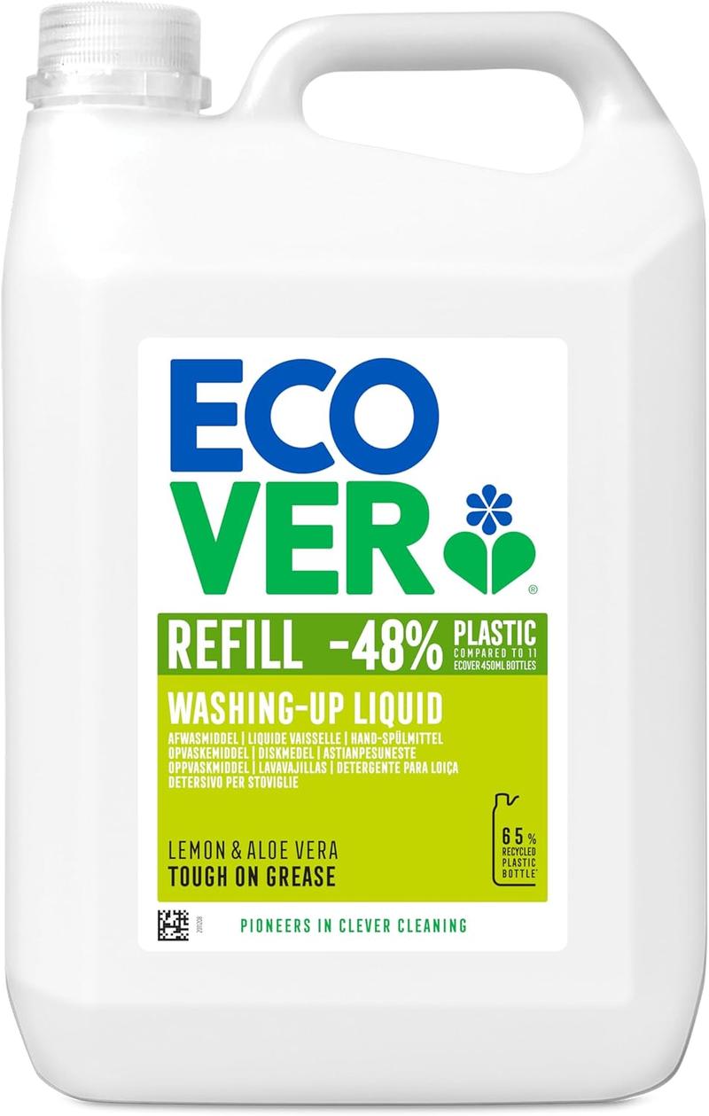 Product Introduction of Washing Up Liquid Refill, Lemon & Aloe Vera, 5L 0