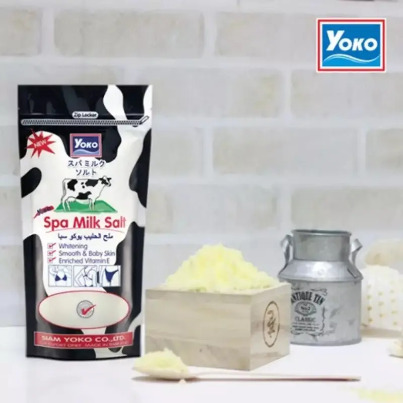 YOKO Milk Spa Salt Whitening Moisturizing Exfoliating Body Scrub 300g NEW Body Care Skin Care Skin Repair 1