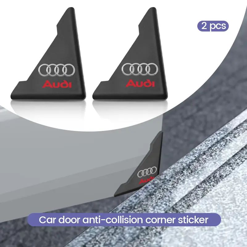 Car Door Corner Protection Sticker Anti-Collision Protector For All Audi Audi RS A3 A4 Q1 Q2 Q3 B6 A5 A6 C7 Q5 B9 B7 C6 V8 A6L R