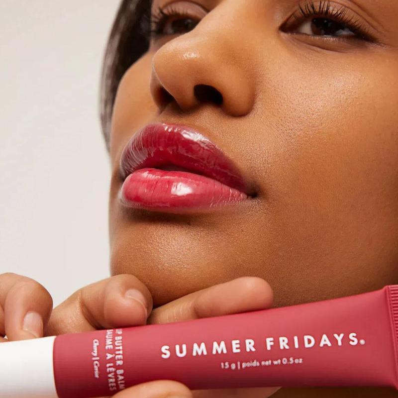 Product Introduction of Summer Fridays Vanilla Beige Lip Balm Mini Lip Gloss Set Moisturizing Transparent Smooth Soft Tube Mirror Lipstick Makeup Set Moisturizer Cosmetic 11