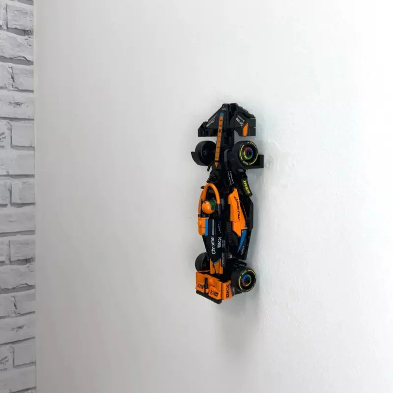 Vertical Wall Display Mount for LEGO® Mclaren Speed Chaser F1 (76919) 0