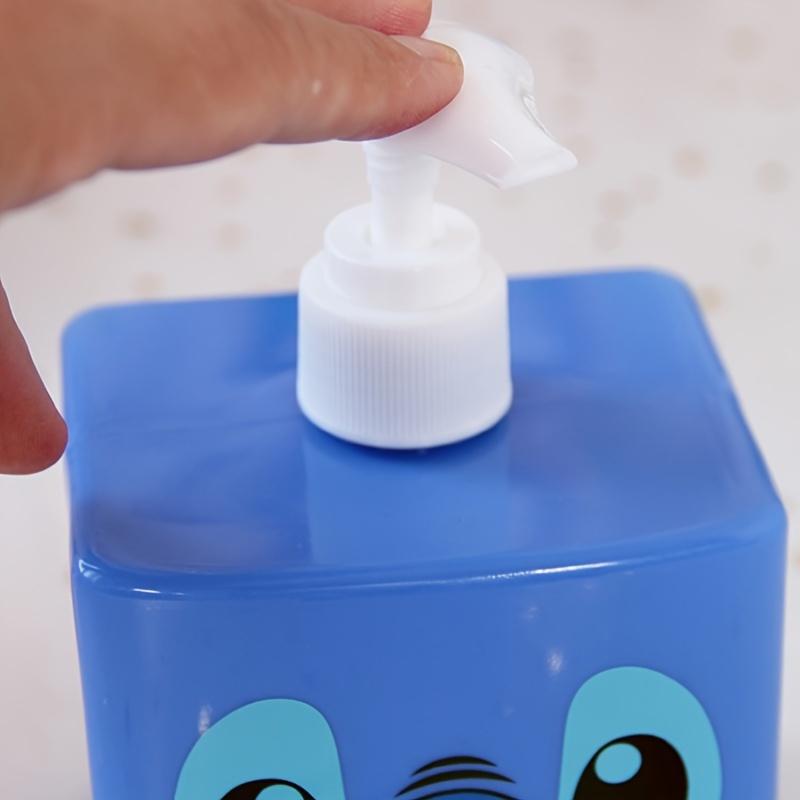Product Introduction of 1pc Stitch Pump Dispenser Bottle - Cute Cartoon Refillable Soap & Lotion Container, Blue Plastic with Stitch Design, Perfect for Bathroom, Kitchen, and Party Decor, Ideal Gift for Halloween, Christmas, Thanksgiving 2