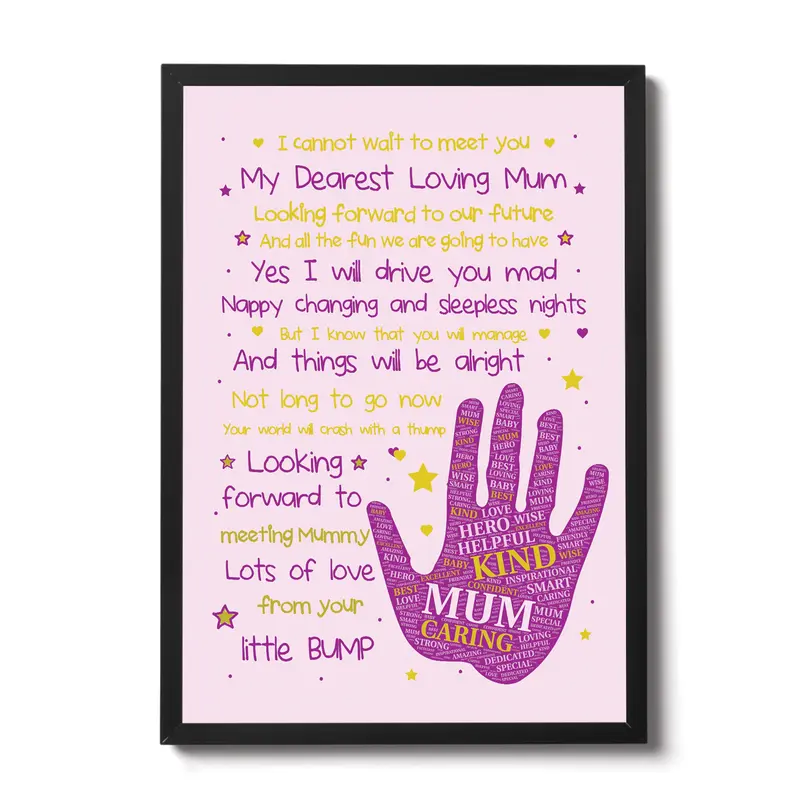Mummy To Be Baby Shower Gifts From The Bump Baby Poem Gifts 5