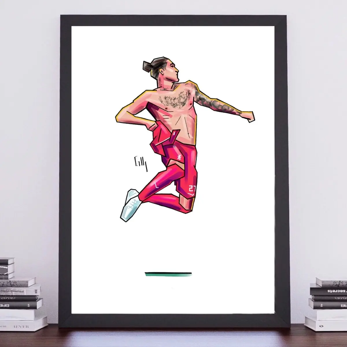 A4 Art Print - Darwin Nunez vs City