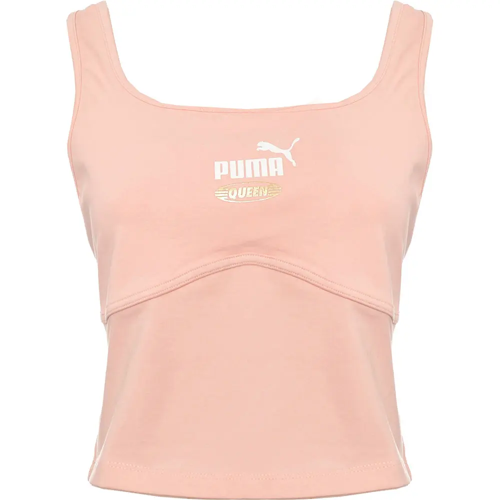 Puma Women's Pastel Pink Queen Plus Structured Bralette
