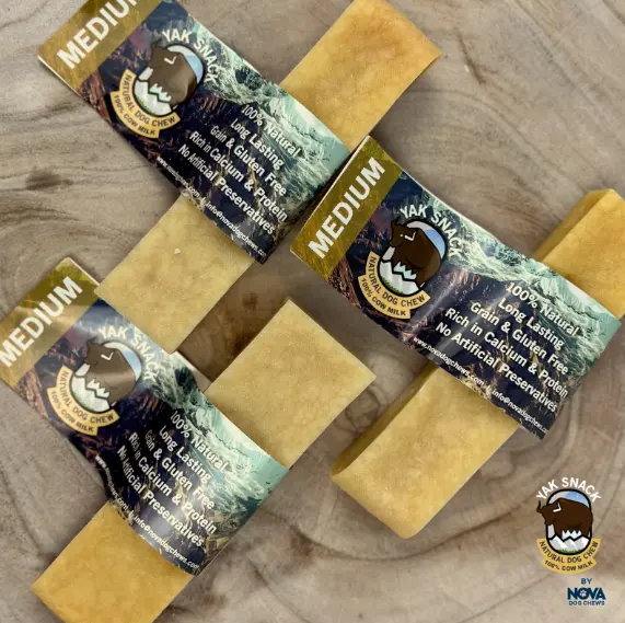 Nova Dog Chews Yak Snack - Blueberry, Strawberry, Apple, Peanut Butter 4