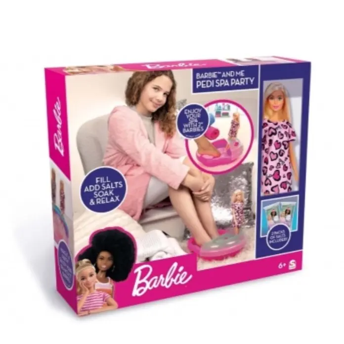 BARBIE & ME PEDI PARTY WITH BARBIE DOLL