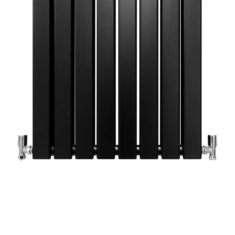 Designer Flat Panel Radiators Matt Black 1800mm x 560mm 4