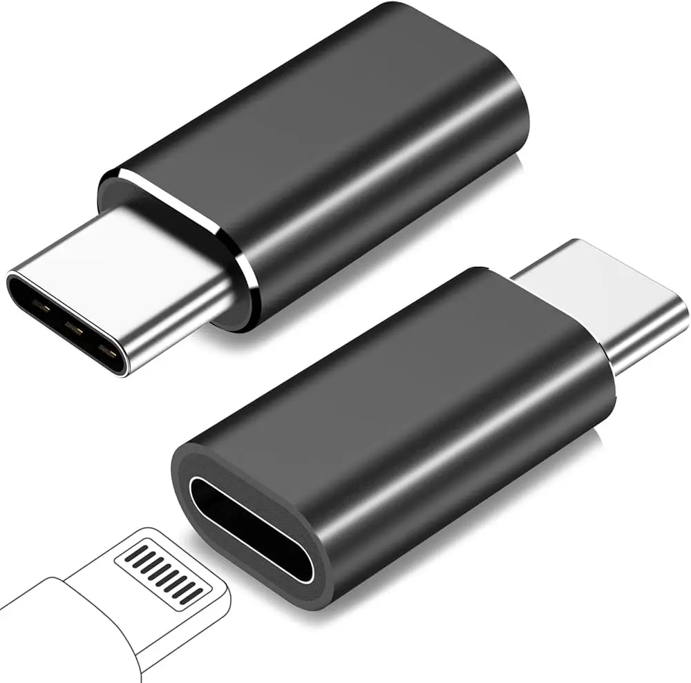Type c To Lightning Adapter Female Type C Adapter for Ios Fast Charging Adaptador USB C Converter for iPhone Charger
