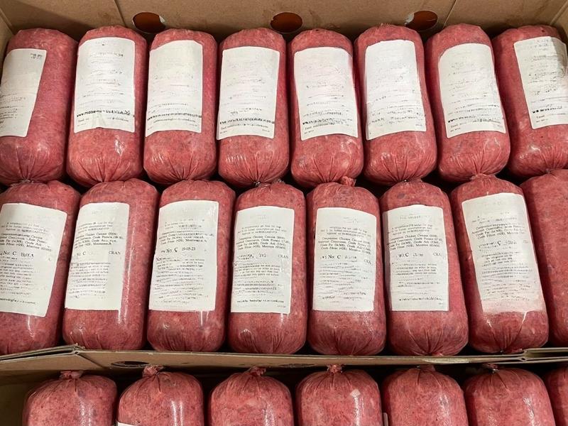 Dog Food Frozen Chicken Mince 40 x 500g Chubbs 20kg Box. BARF Raw Diet Delivered 4