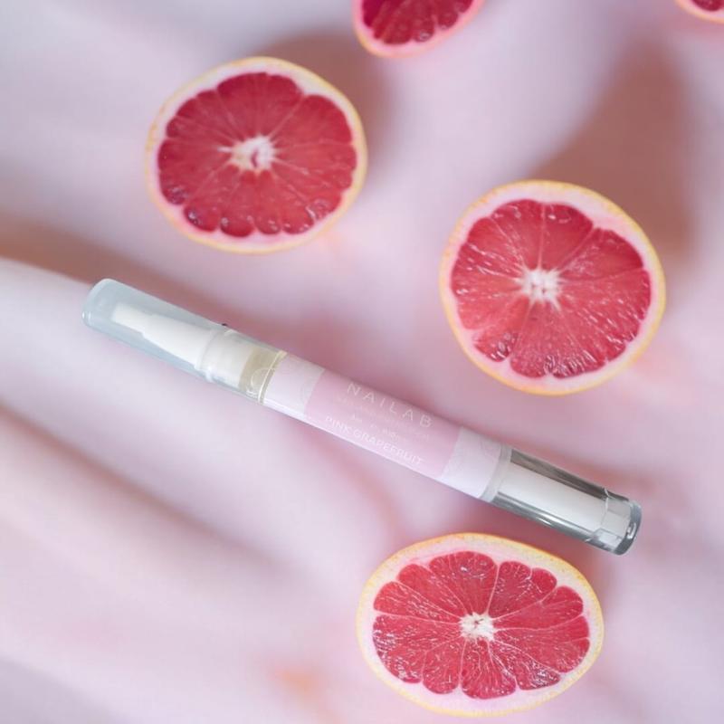NAILAB Pink Grapefruit Nail And Cuticle Oil 3ml Twist Pen - Ultra Nourishing 0