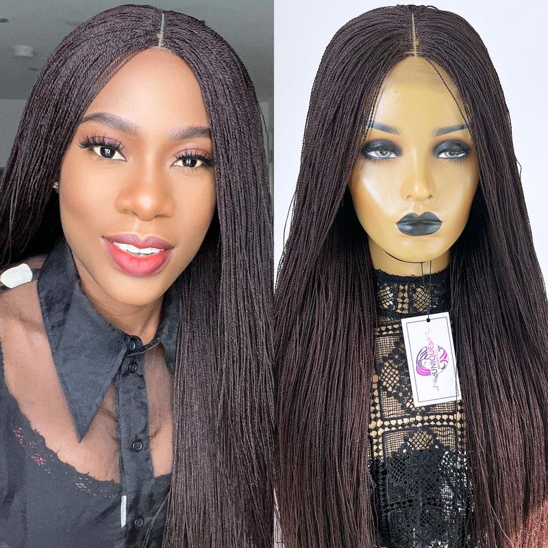 Micro Needle Senegalese Twists - Braided Wig for Women -#33 9