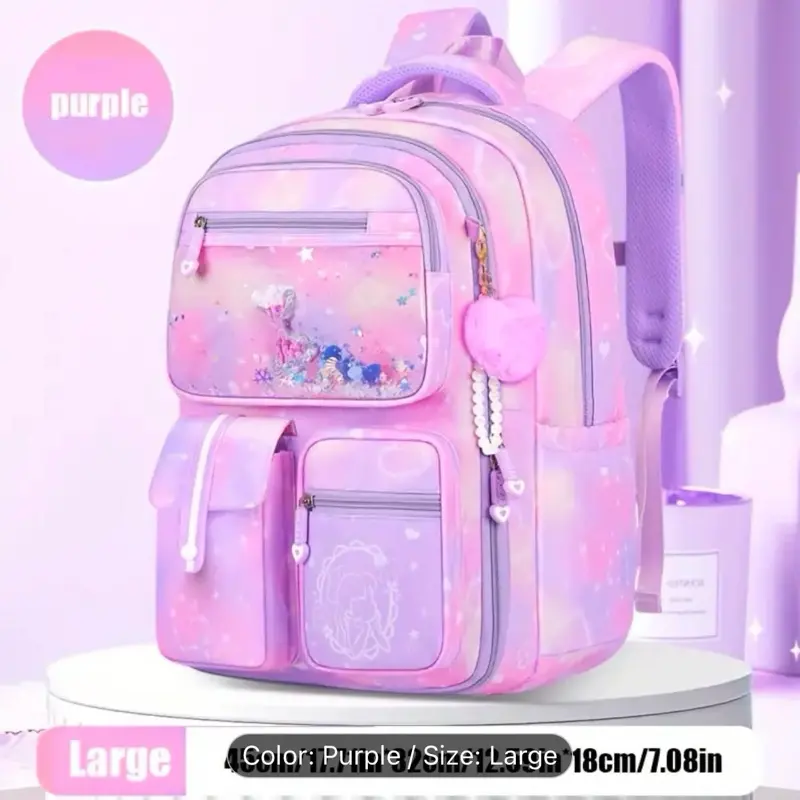 Large Children School Bags for Girls Primary School Backpack Schoolbag Kids new