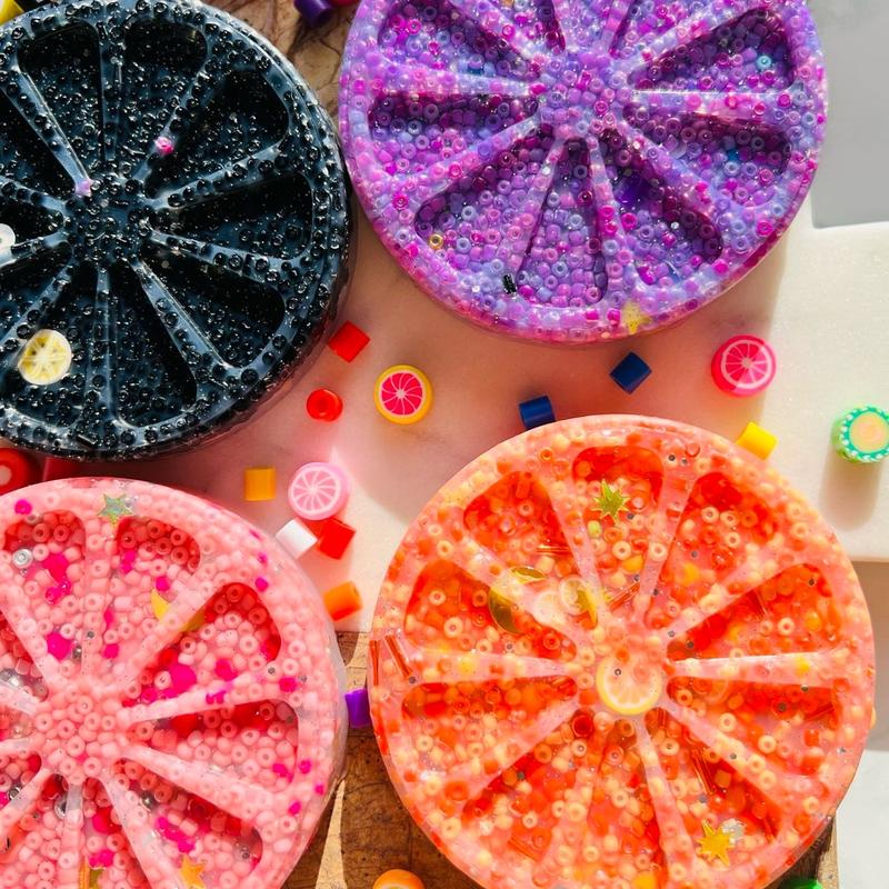 FRUIT Shaped Picky Pads 9 COLOUR options  Neurodiverse Stimming Distracting Nail/Skin Picking Stress Sensory Play Fidget Aid 2