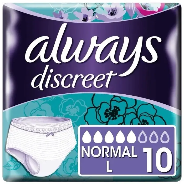 Always Discreet Pants Normal Large 10 Pack