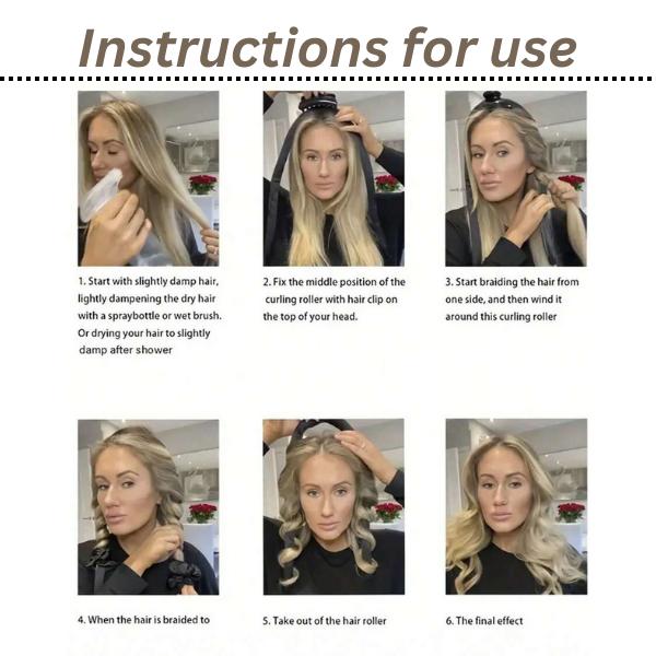 Extra-Long Heatless Curl formers-Hair Curler Set for All Hair Types & Lengths Haircare 4