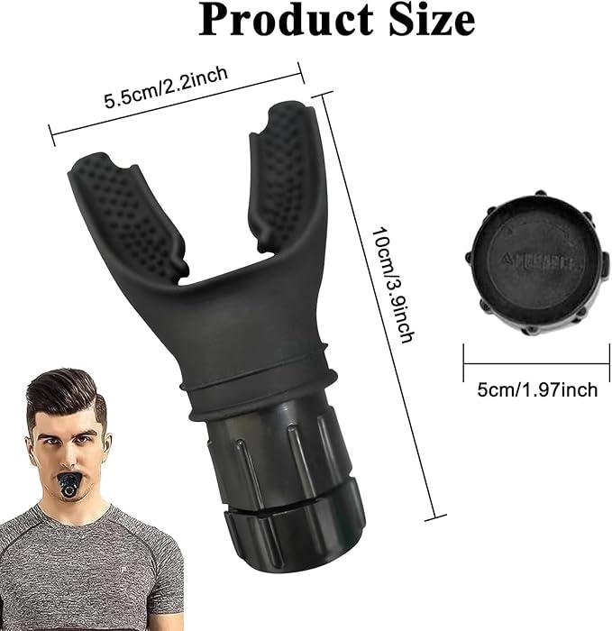 Adjustable Breathing Trainer Device, Portable Lung Capacity Trainer, Breathing Muscle Training Device, Home Gym Workout, Gym Accessories, Gadgets, Gift For Men 5