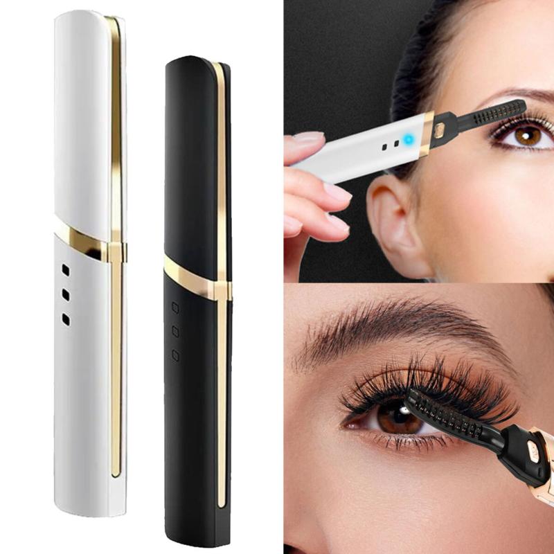 Electric Heated Eyelash Curler Tool Eyelash Curler USB 3 Gear Adjustable Makeup 1