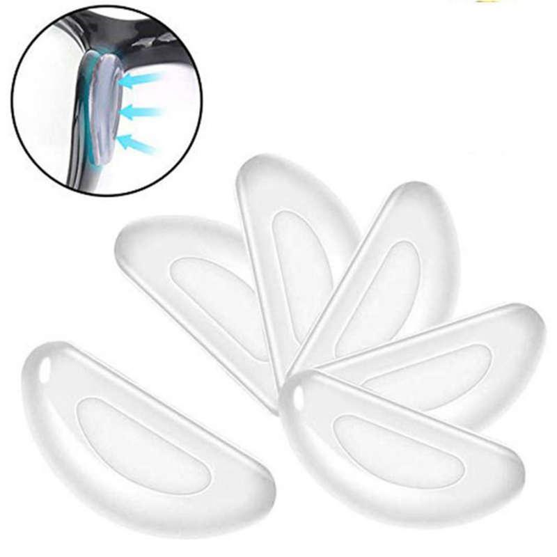 1 Pair Anti-Slip Stick On Nose Pads Silicone for Eye Glasses Sunglasses UK 1