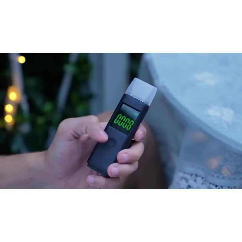 ZBK breathalyzer alcohol tester Blow air automatic testing for drunk driving Rechargeable Two modes of testing 8