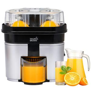 Electric Twin Citrus Juice Maker, with Anti-Drip Valve Citrus Orange Fruits Squeezer Household Fruit Mixer, Fast Double 90W Electric Lemon Orange Fresh Juicer Cutter Slicer