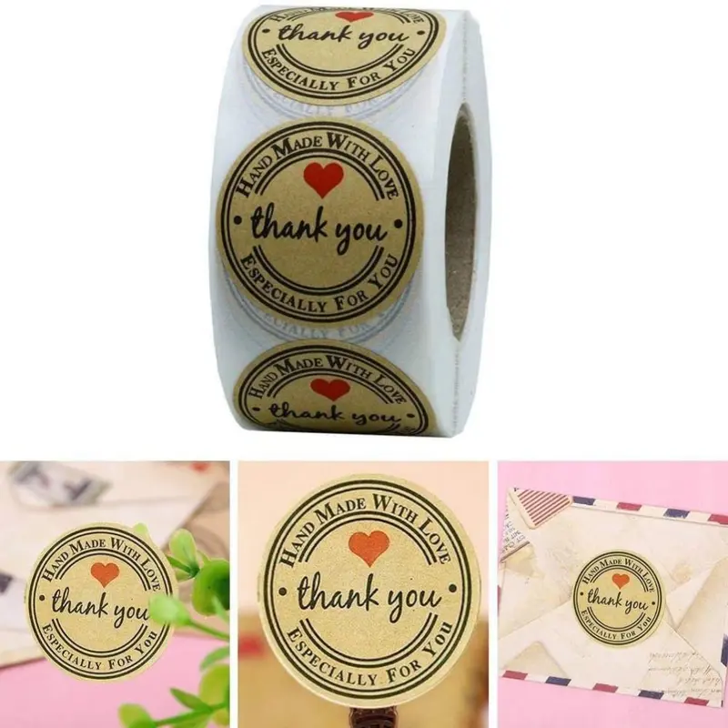 Handmade with Love Specially For You Stickers Order Professional Stickers Small Business Labels Envelop Seal Homemade Hand Made Stickers 1