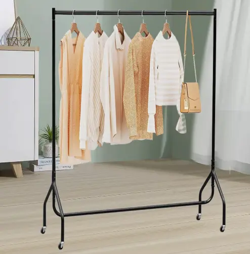 5x4ft Heavy Duty Garment Rail Hanging Clothes Home Portable Retail Display Stand 1