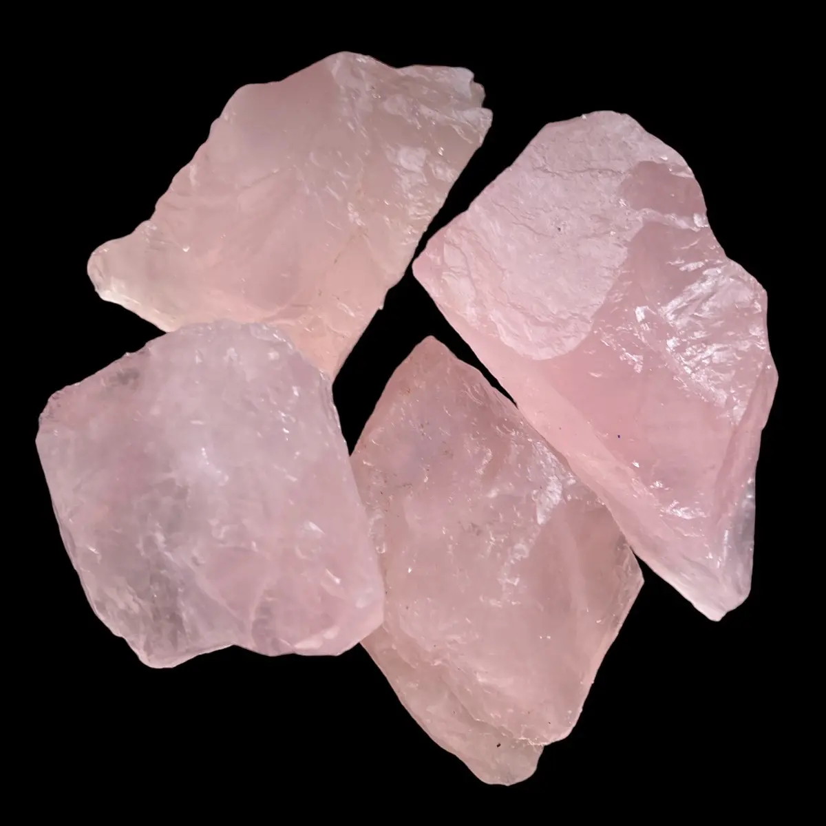 Raw Rose quartz for healing of the heart chakra