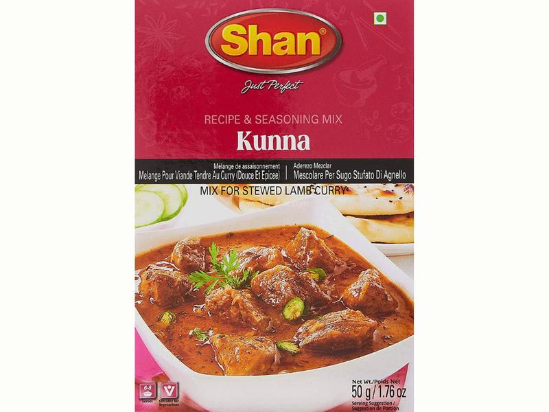 Shan Kunna Masala Recipe & Seasoning Mix 50g - 12 Pack | Mix For Stewed Lamb Curry. 1