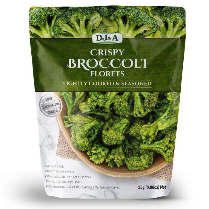 DJ & A Broccoli Florets 25g Vegetables Snack Healthy Low Calories 0