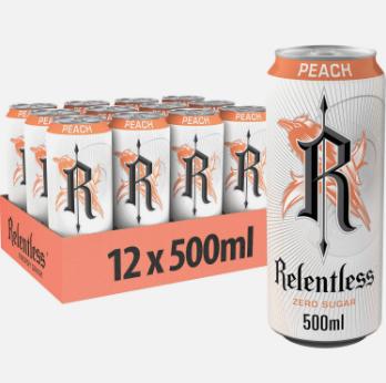 Relentless 12 Pack, 12x500ml Case of Relentless Energy Drink 2