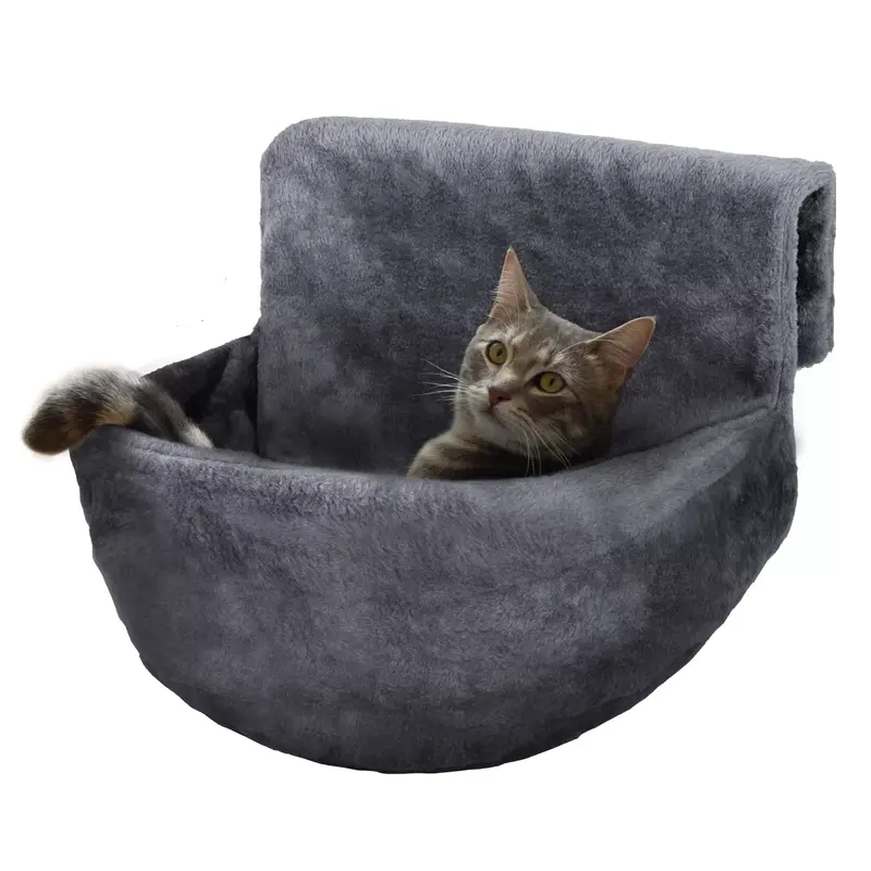 Hanging Cat Kitten Radiator Bed Pet Animal Warm Fleece Basket Cradle Hammock 0