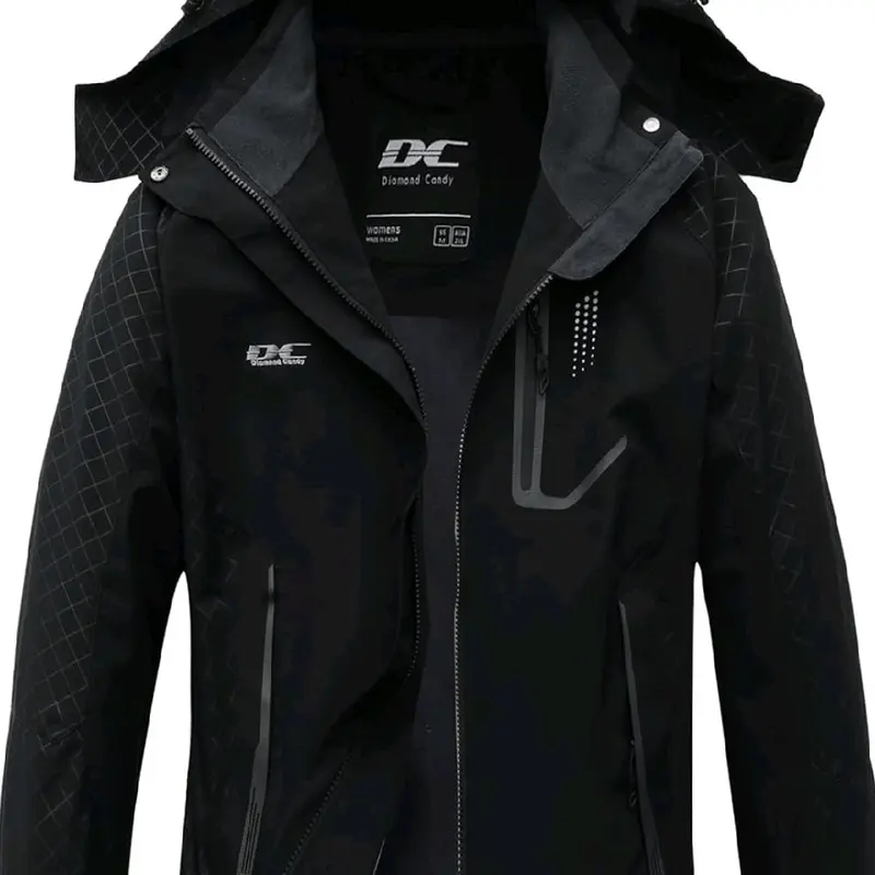 Women's Lightweight Waterproof Rain Jacket for Hiking and Outdoor Activities - Comfort, Tops, Long Sleeve, Coats, Outerwear, Casual, Womenswear 4