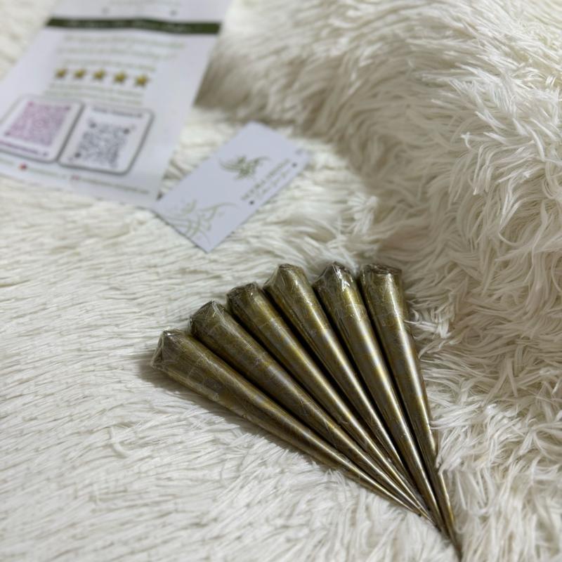 Practice henna cones without essential oils (Set of 3) 20g each 5