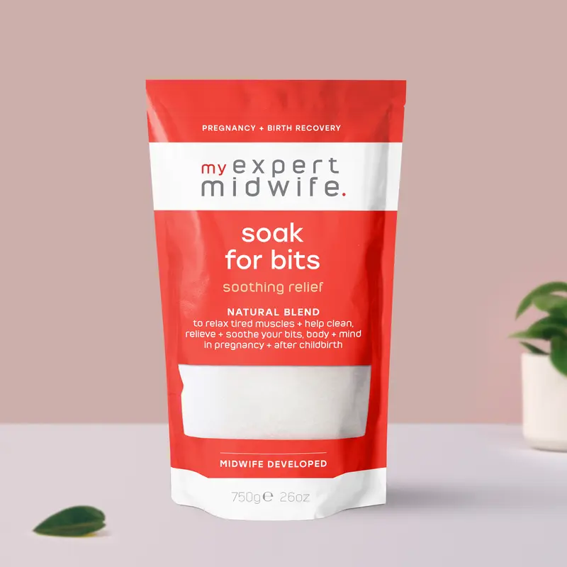 Soak for Bits Bath Salts | Post-Birth Recovery Essential | Premium Epsom Salts for Postpartum Recovery with Essential Oils 2