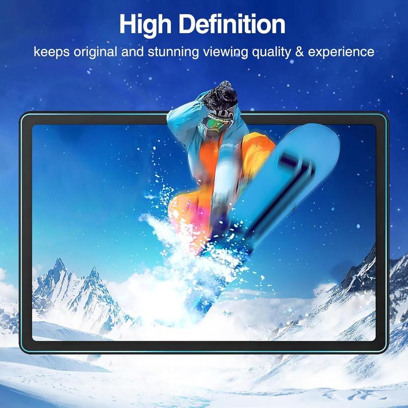 1-Pack Screen Protector for Samsung Galaxy Tab A9 Plus / A9+ 11 inch 2023 Tablet (SM-X210/X215/X216/X218) 9H Tempered Glass Film Ultra Clear, Anti Scratch Tab A9+ Accessories Computer Installation Smooth Protection Cover Protective Accessories Computer 7