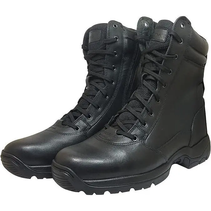 QUIVE Combat 3.O Leather Boots Comfortable & Tactical for Work & Security