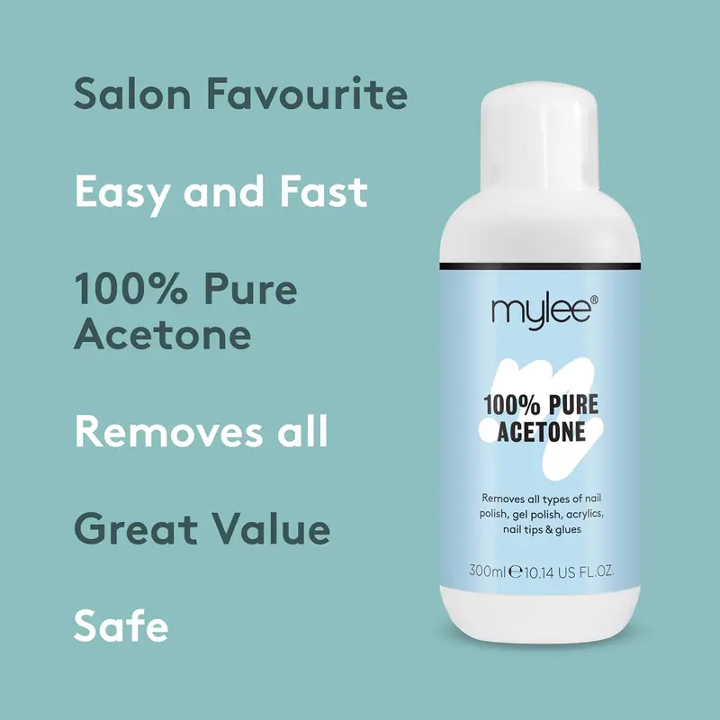 100% Pure Acetone Gel Nail Polish Remover for UV/LED, Gel Soak Off, Removes All Types of Nail Polish, Gel Polish, Acrylic, Gels, Nail Tip & Glue 4