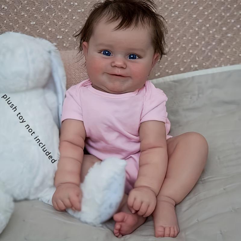 20inch 50cm Adorable Reborn Baby Doll With Full Body Vinyl Newborn Bebe Girl Princess Toddler Bath Toy Lovely Birthday Gift For Kids 3