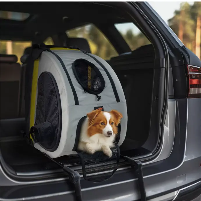Multifunctional Pet Stroller Jogger Pushchair Dog Car Booster Seat Safety Leash 0
