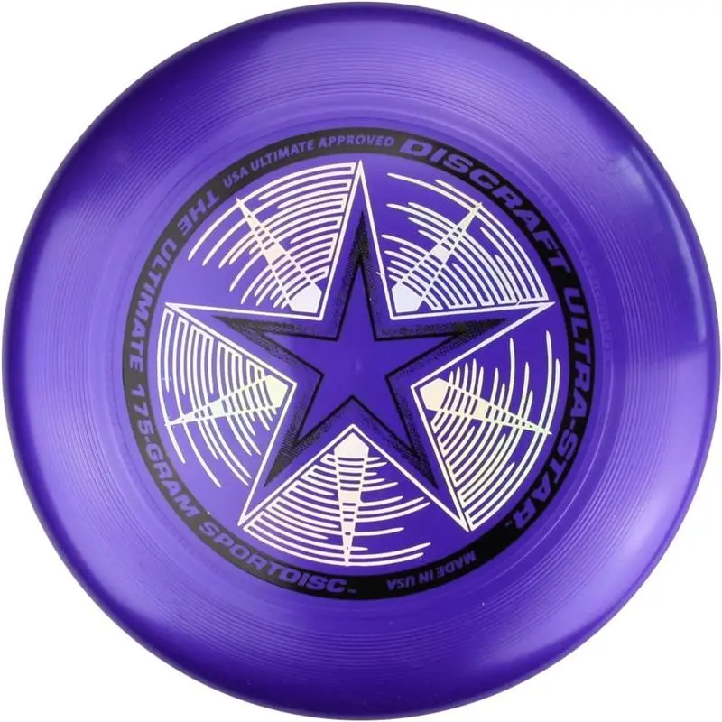 175g Ultra-Star Sport Disc – Ultimate Frisbee Competition Spec, Suitable for All Levels of Play, Long and Stable Flights