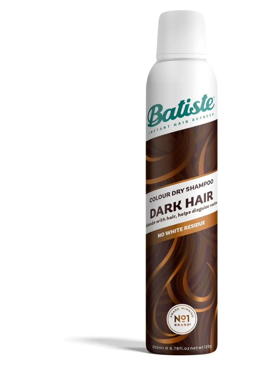 Batiste Colour Dry Shampoo - Black and Dark Brown, 200 ml (Packaging may Vary)