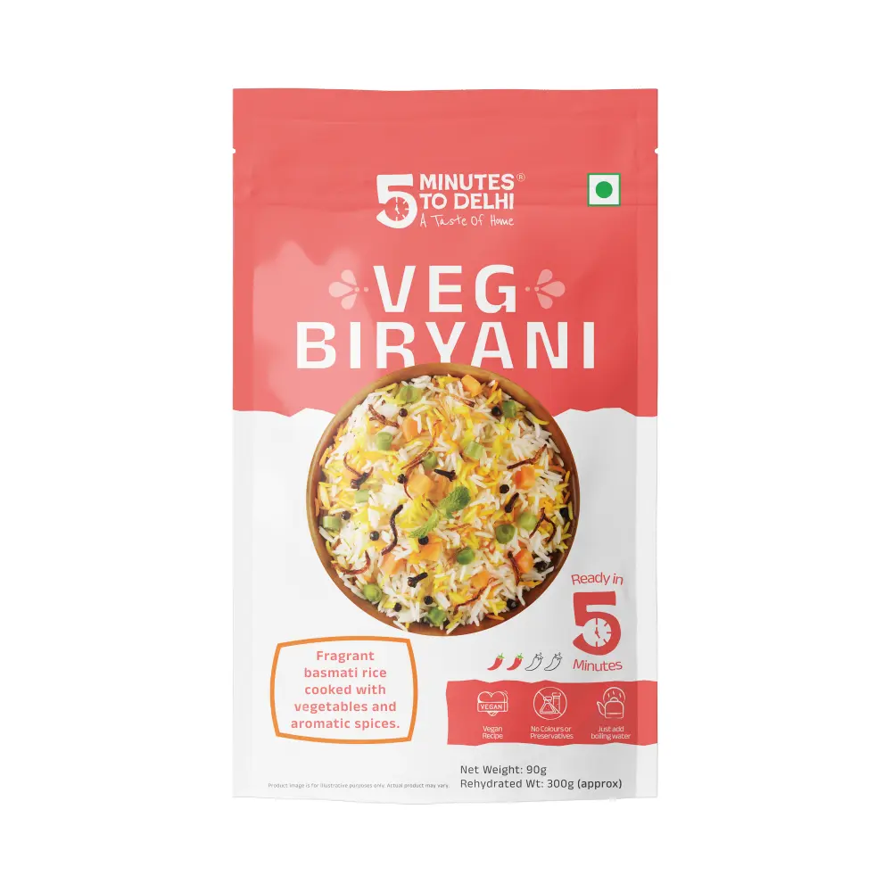 Vegetable Biryani - Just Add Boiling Water!