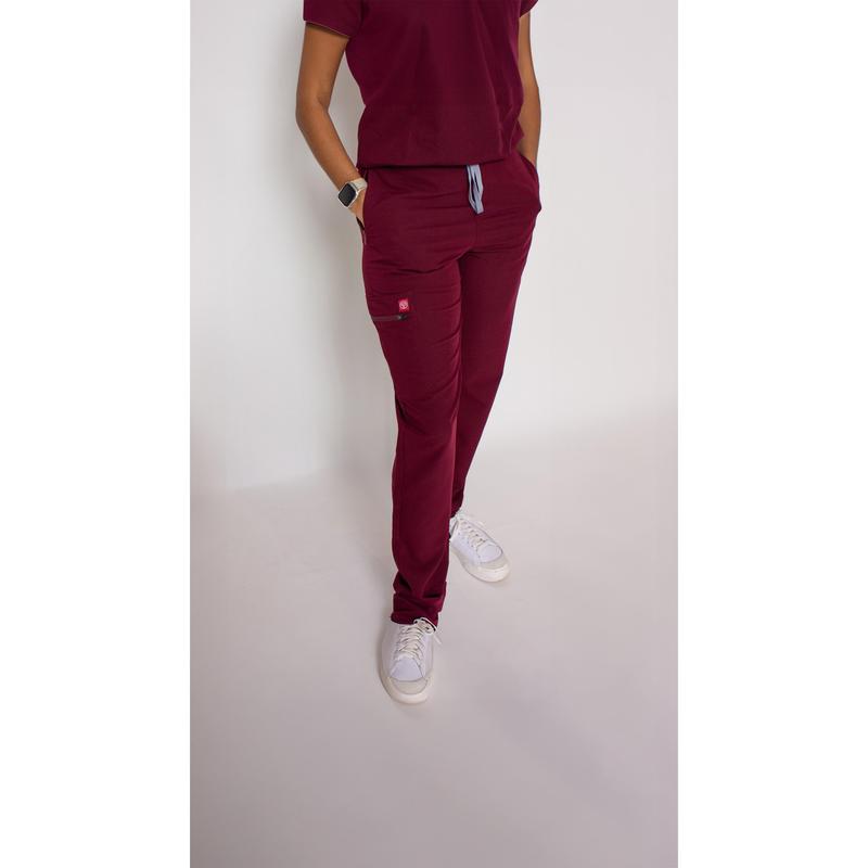Primus Womens Burgundy Scrub Trousers 0