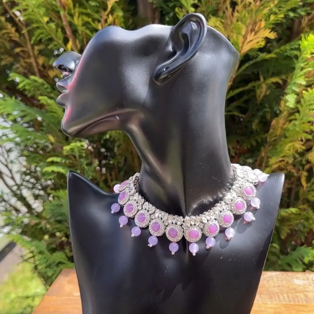 Reverse AD Necklace Set for Women - Fashion Accessory