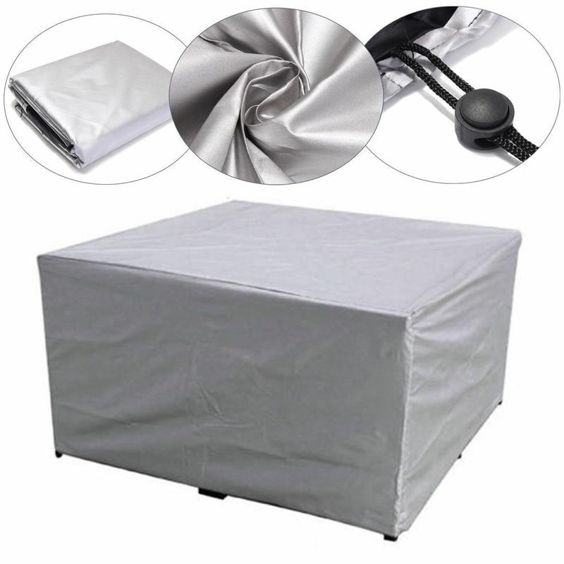 Multisize Waterproof Sofa Table Chair Furniture Cover / Rain and Windproof Sand Outdoor Furniture Cover for Rattan Furnishings / Chairs Coating from Sun Dust Water Protector / Rattan Blanket Covering Keep Furniture Dry 8
