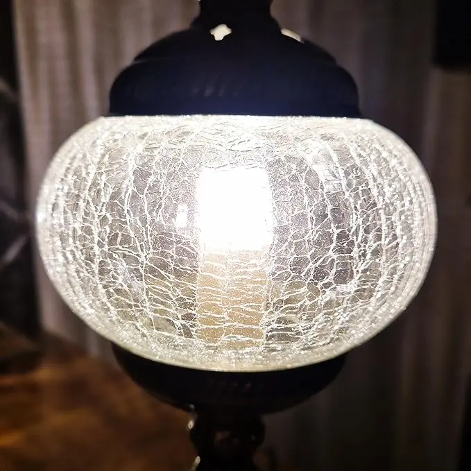 Turkish Moroccan Lamp Light Authentic Tiffany Style Glass Desk Table CE Tested 2